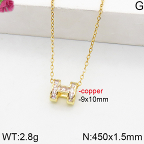 Fashion Copper Necklace  F5N400914bbov-J111
