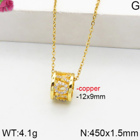 Fashion Copper Necklace  F5N400919bbov-J111