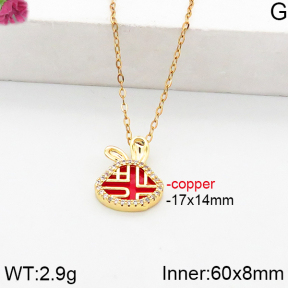 Fashion Copper Necklace  F5N400920bbov-J111