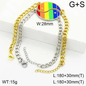 Stainless Steel Bracelet  2B3001888vbnb-698