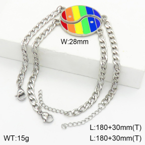 Stainless Steel Bracelet  2B3001889vbnb-698
