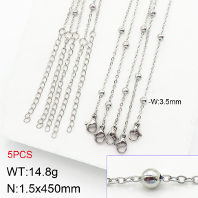 Stainless Steel Necklace  2N2003410ahlv-465