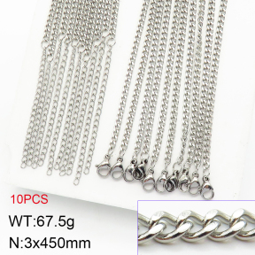 Stainless Steel Necklace  2N2003412ajlv-465