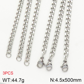 Stainless Steel Necklace  2N2003413bhia-465