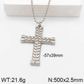 Stainless Steel Necklace  5N2000905bbov-377