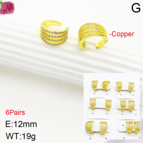 Fashion Copper Earrings  F2E401046hjib-K70