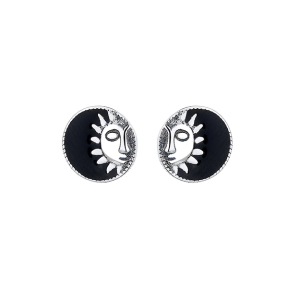 925 Silver Earrings  WT:2.3g  10mm  JE4393aima-Y13  093FR