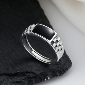 925 Silver Ring  WT:3.01g  7mm  JR4406ajia-Y13  268FJ