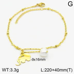 Stainless Steel Anklets  2A9001002ablb-610