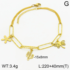 Stainless Steel Anklets  2A9001004vbmb-610