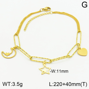 Stainless Steel Anklets  2A9001006vbmb-610