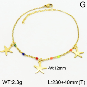 Stainless Steel Anklets  2A9001008vbll-610