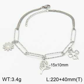 Stainless Steel Anklets  2A9001016ablb-610