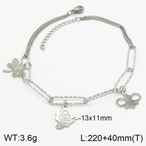 Stainless Steel Anklets  2A9001017ablb-610