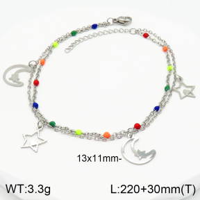 Stainless Steel Anklets  2A9001018ablb-610