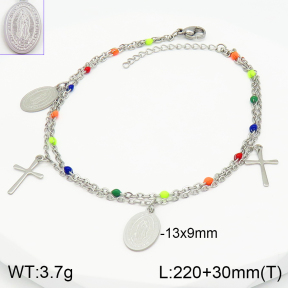Stainless Steel Anklets  2A9001020ablb-610