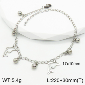 Stainless Steel Anklets  2A9001022bbml-610