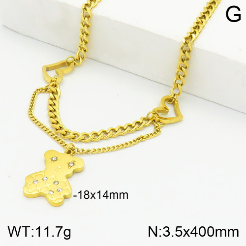 SS Bear Necklaces  TN2000425bhva-669