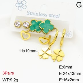 Stainless Steel Earrings  2E4002696bbov-434