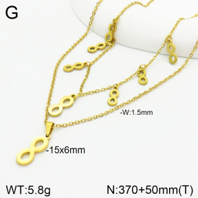 Stainless Steel Necklace  2N2003441bbml-434