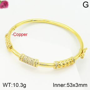 Fashion Copper Bangle  F2BA40587vhov-J111