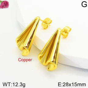 Fashion Copper Earrings  F2E200423vbnb-J131