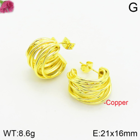 Fashion Copper Earrings  F2E200501vbnb-J142