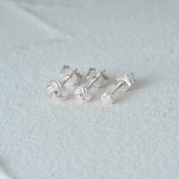 925 Silver Earrings  WT:0.7g  2.86mm
3.68mm
4.7mm  JE5306bhjp-Y30  60238947077