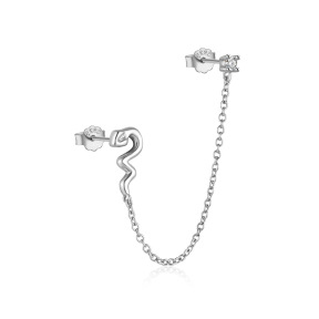 925 Silver Earrings  (1PC)  WT:1.1g  63mm  JE5310vhll-Y30  60238901224/60238910086