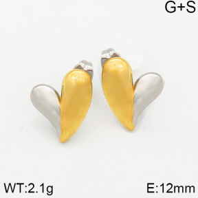 Stainless Steel Earrings  Handmade Polished  5E2002661vhha-066