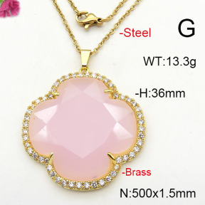 Fashion Copper Necklace  F6N41676bhia-J66