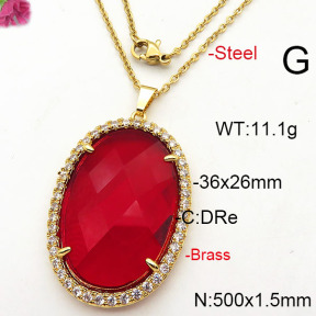 Fashion Copper Necklace  F6N41718bvpl-J66