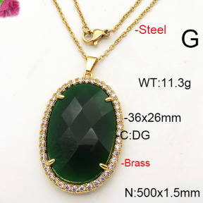 Fashion Copper Necklace  F6N41723bvpl-J66