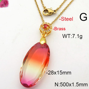 Fashion Copper Necklace  F6N41818abol-J66