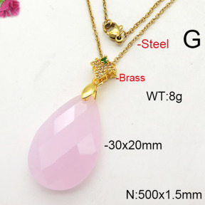 Fashion Copper Necklace  F6N41899abol-J66