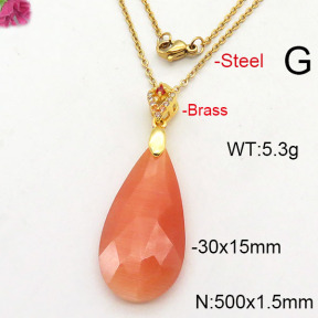 Fashion Copper Necklace  F6N41922abol-J66