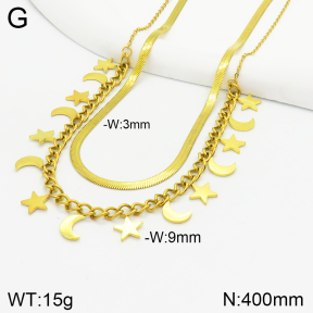 Stainless Steel Necklace  2N2003483vhkl-704