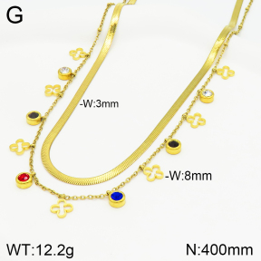 Stainless Steel Necklace  2N4002302vhkl-704