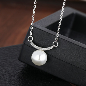 925 Silver Necklace  WT:1.94g  N:400+50mm
P:11.6*8mm  JN5507aill-Y31  XL1877