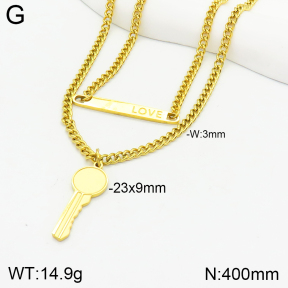 Stainless Steel Necklace  2N2003499abol-434