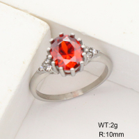 Stainless Steel Ring  Czech Stones & Zircon,Handmade Polished  6-8#  GER000728ahjb-106D