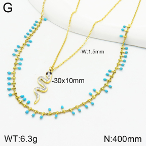 Stainless Steel Necklace  2N3001366bhil-669