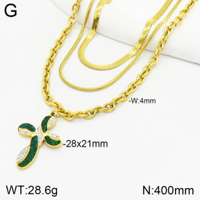 Stainless Steel Necklace  2N4002308vhkb-669