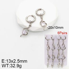 Stainless Steel Earrings  5E4002686ajma-256