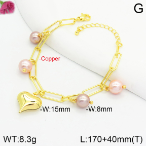 Fashion Copper Bracelet  F2B300520bbov-J123