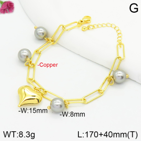Fashion Copper Bracelet  F2B300525bbov-J123