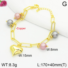 Fashion Copper Bracelet  F2B300529bbov-J123