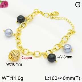 Fashion Copper Bracelet  F2B300546bhva-J123