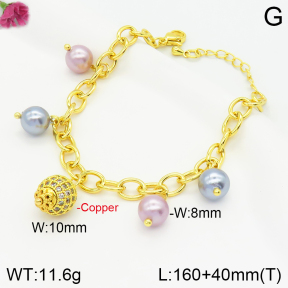 Fashion Copper Bracelet  F2B300553bhva-J123