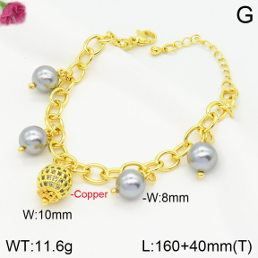 Fashion Copper Bracelet  F2B300556bhva-J123